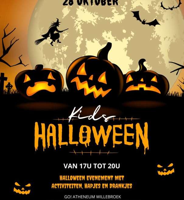 Leerlingen GO! atheneum Willebroek organiseren Halloween event voor kids